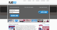 Desktop Screenshot of flatbedtruckingjobs.com